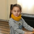 thumbnail image 2 of Toddler Scarf Boys Girls, Swacort Kids Winter Warm Knitted Scarves Wrap Neck Warmer - curcuma, 2 of 5