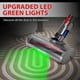 thumbnail image 4 of Compatible with Dyson V7 V8 V10 V11 V15 vacuum cleaner floor brush head with green LED light, compatible with carpet, 4 of 5