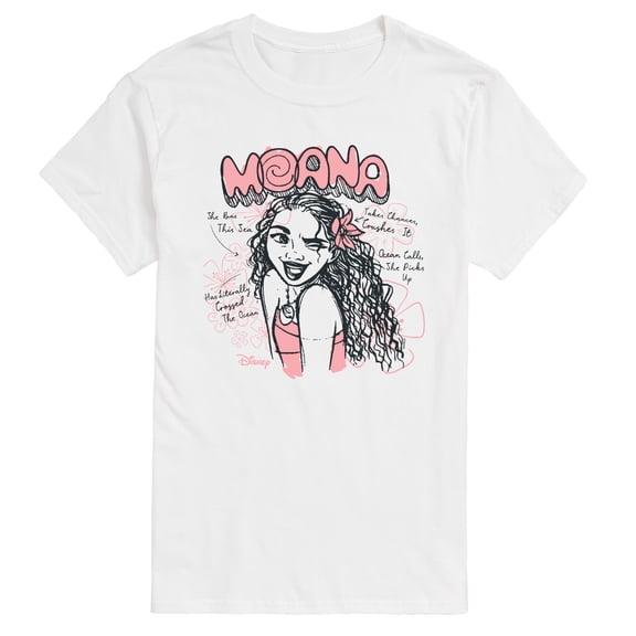 Moana - Diary Sketch - Men's Short Sleeve Graphic T-Shirt