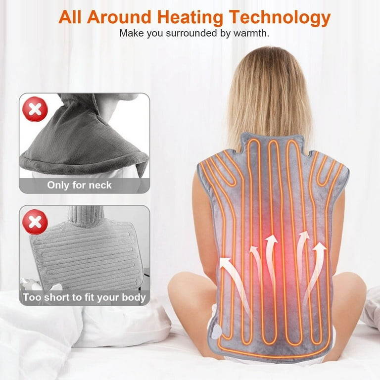 Electric Heating shoulder massager Pad USB Neck Wrap For health