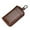 Brown, variant on 1 Key Bag High Capacity Leather Key Pouch Large Capacity Zipper Car Key Case