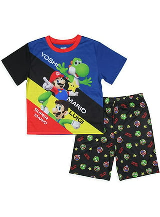 Jugar juegos de computadora repentino orar Super Mario Bros. Boys' Sleepwear in Kids' Pajamas & Robes - Walmart.com