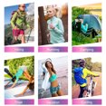 thumbnail image 6 of SPF Hoodie Women Jacket Light weight Breathable,UPF 50 Sun Shirts Women Long Sleeve UV Protection Cool Tech,Workout Tops Athletic Outdoor Clothing for Women Pink M, 6 of 7