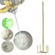 thumbnail image 1 of Varilla de mezcla de cemento pintura mezcladora de cuadrado cuadrado de pintura a prueba de óxido accesorios de taladro de enlace varilla para, 1 of 8