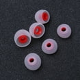 thumbnail image 2 of Yucurem 3 Pairs(6pcs)l M S Silicone in Ear Ear Tip Ear Sleeve for Kz Earphone(white+red), 2 of 8