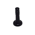 thumbnail image 1 of Door Stop Sand Cast Brass 73MM – Solid Brass Heavy Duty Wall, Floor, Door Mounted Stopper with Round Rosette – Black, Chrome, Satin Nickel, Satin Brass, 1 of 12
