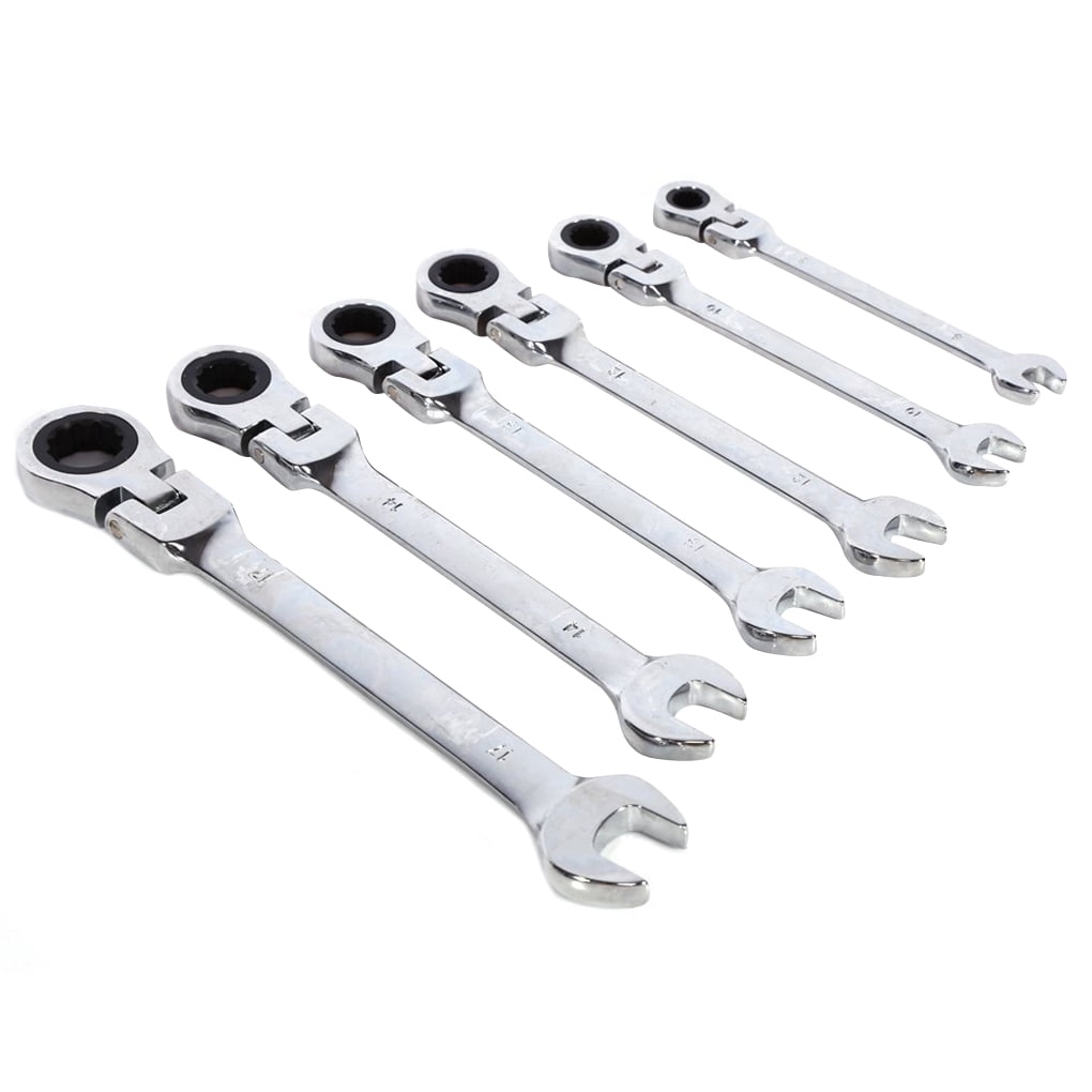 12 Chrome Vanadium Steel,Flexible Activities Gear Wrench Household Repair Set,Long Pattern Design Include Metric Sizes 8 Premium Combination 6 Piece Wrench Set 10 14 17,mm with Storage Box 13 12 Chrome Vanadium Steel,Flexible Activities Gear Wrench Household Repair Set,Long Pattern Design Include Metric Sizes 8 Premium Combination 6 Piece Wrench Set 10 14 17,mm with Storage Box 13