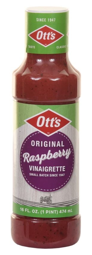 Ott's Raspberry Vinaigrette Salad Dressing, 16 fl oz Bottle - Walmart.com