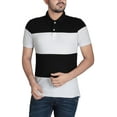 thumbnail image 1 of Men's Polo Shirt YD BLACK WHITE, 1 of 2