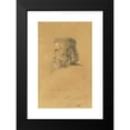 thumbnail image 2 of Johann Peter Krafft 13x18 Black Modern Framed Museum Art Print Titled - Head Study., 2 of 5