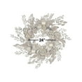 thumbnail image 3 of Kurt Adler 24-Inch Gold and Champagne Gold Rattan Wreath, 3 of 4