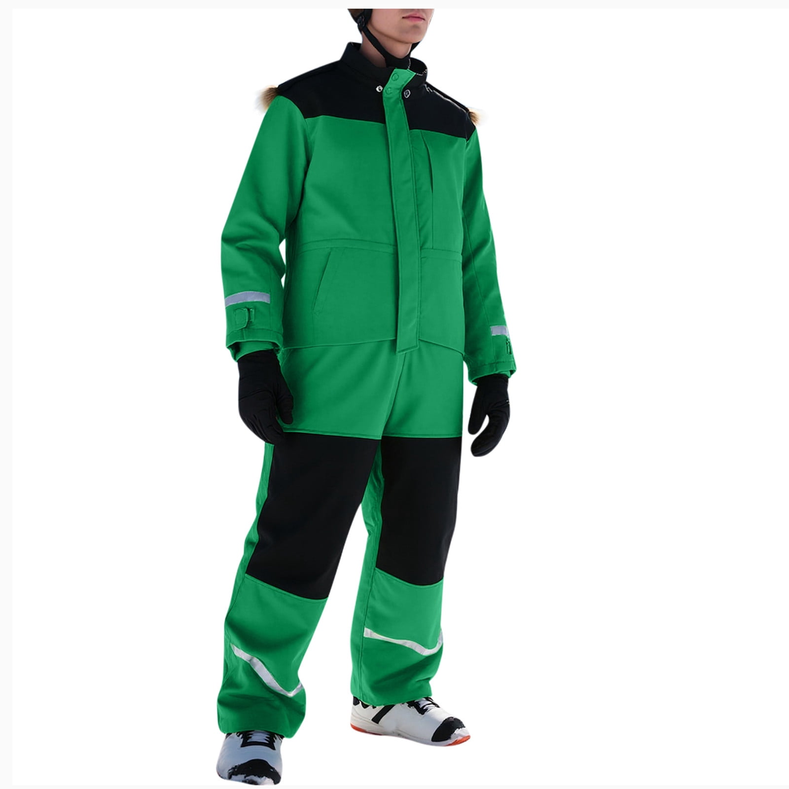 Combinaison De Ski Femme Une Pièce Imperméable – Chaud, Confort Et Style Pour L’Hiver ! (Blanc, M)