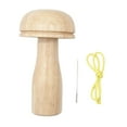 thumbnail image 1 of Ensemble de Reprisage de Champignons en Bois, Fournitures de Couture de Champignons, 1 of 8