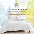 thumbnail image 5 of Southshore Fine Living, Inc. White Comforter King Size, California King Bedding, Bright White, 5 of 9