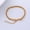Gold 4mm 17cm, variant on European Style Titanium Steel Hip-hop Geometric Bracelet for Men and Women, Street Beat Jewelry
