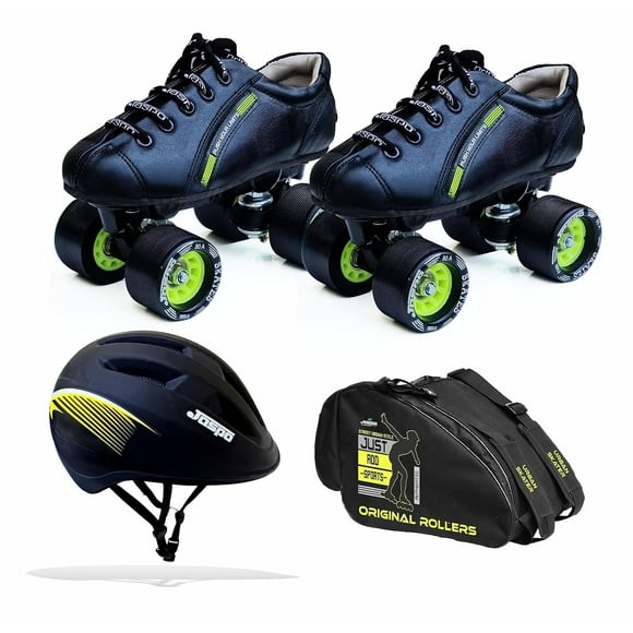 Jaspo Torque Pro Shoe Skate Combo(Shoe Skates+ Helmet+knee+elbow+wrist+bag) Size-11 Uk Junior (Age 4-5 Yrs)torque Pro) Highly Durable, Economic, Finely Stitched, Fitted With 60 Mm Wheels 88a Hardness