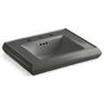 thumbnail image 4 of Kohler K-2239-8 Memoirs Classic 24" Fireclay Pedestal Bathroom Sink - Off White, 4 of 8