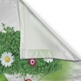 thumbnail image 3 of Ambesonne Letter M Kitchen Curtains, Flower and Butterfly M, 55"x39", Green Multicolor, 3 of 3