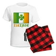 thumbnail image 5 of CafePress - Lucky Irish Flag Women's Light Pajamas - Women's Short Sleeve Print T-Shirt and Pants Light Cotton Pajama Set, 5 of 7