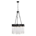 thumbnail image 3 of Varaluz Matrix 9-Lt Pendant - Matte Black/French Gold, 3 of 4