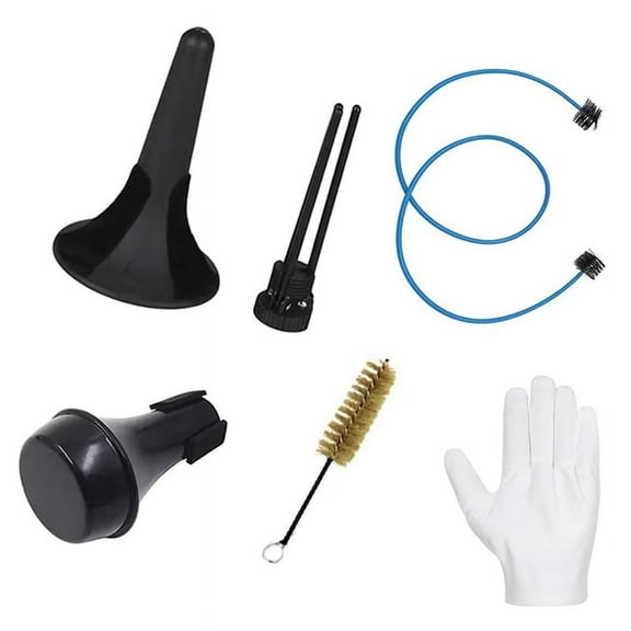 Brass Trumpet Accessories Bracket Bracket   Mute   Rope Brush   Piston Brush   Gloves