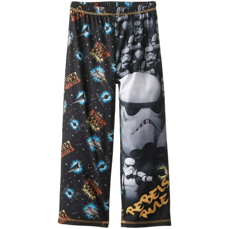Lego Star Wars Boys Plush Lounge Pants, Black, Size: 4-5