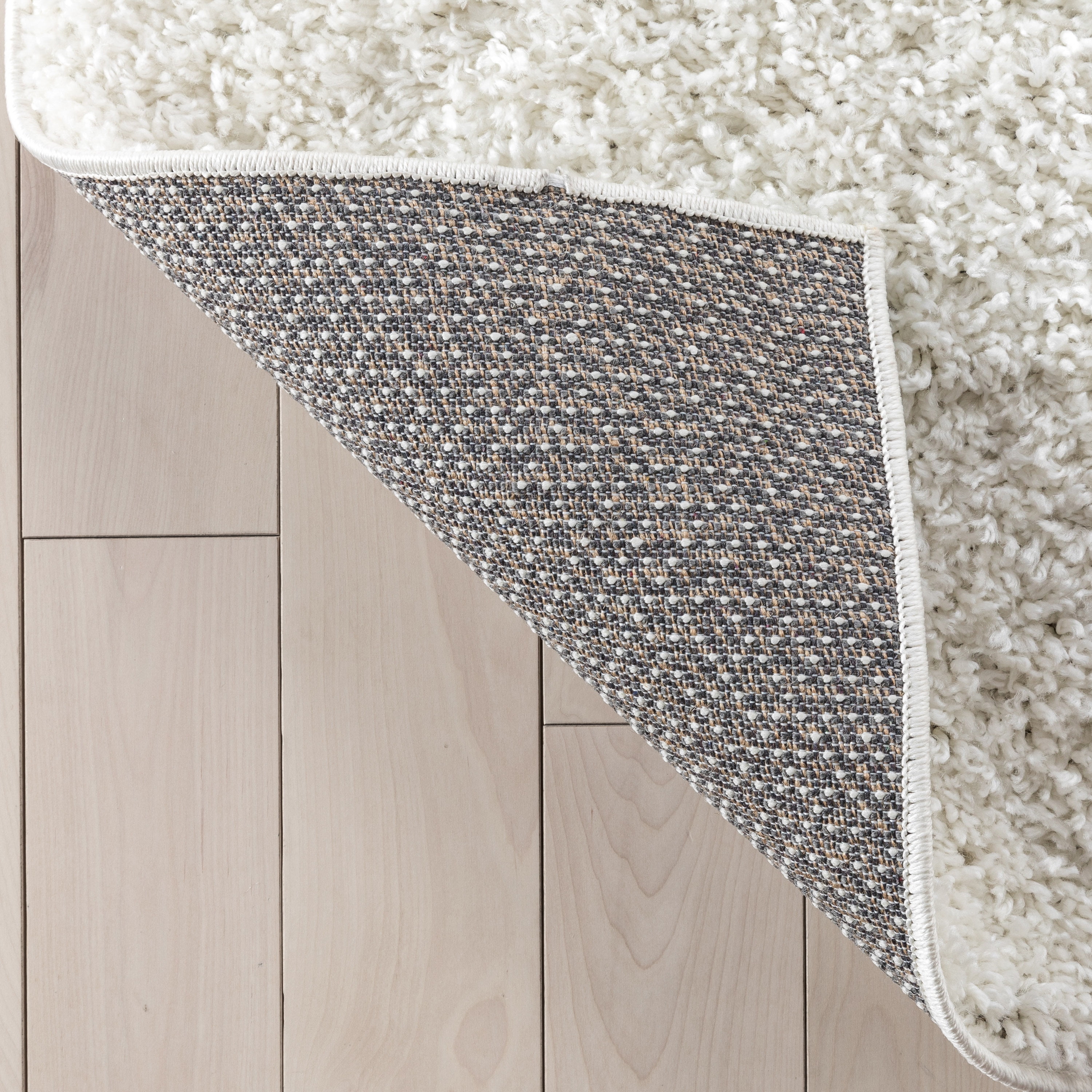 Well Woven Elle Basics Emerson Modern Textured Ivory 5'3" x 7'3" Area Rug