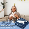 thumbnail image 2 of Yibo 40th Birthday Gifts Women Blanket Flannel Soft and Comfortable Anti-static Bed Sofa Blanket, 2 of 9