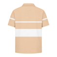 thumbnail image 6 of akafmk Boys School Uniform Shirts Short Sleeve Athletic Shirt Collared Striped Activewear Casual Summer Tops, 5-15Y, 6 of 7