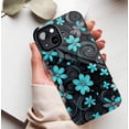 thumbnail image 5 of Artistic Floral Protective Case for iPhone 11/12/13/14/15/16 (Pro Max/Plus) Stylish Unique Design for Women Men Gift, 5 of 9
