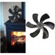 thumbnail image 2 of 2 piezas de piezas de actualización de reparación de registro de cuchillas de repuesto de ventilador Firepalce Macarena ventilador de chimenea alimentado por calor, 2 of 5