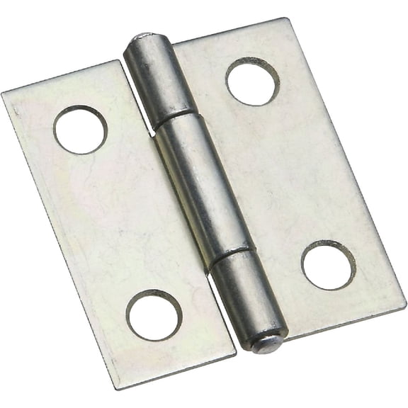 National Hardware - V518 1-1/2" Non-Removable Pin Narrow Utility Hinge - 2 Per Pack