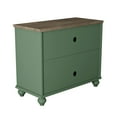 thumbnail image 5 of FESTIVO 38" Vintage Style Wood Kitchen Accent Buffet Sideboard Cabinet - Green, 5 of 5