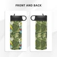 thumbnail image 3 of Uemuo Surfing Dinosaur Print 18oz Sports Insulated Kettle, Water Bottle, Outdoor Sports Bottle, Insulated Hydration Bottle with Handle & Flip Straw, 3 of 8