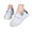 White, variant on Duqingm Boys Dress Shoes Sneaker Casual Formal School Uniform Shoes for Toddler Little Kid,Blue