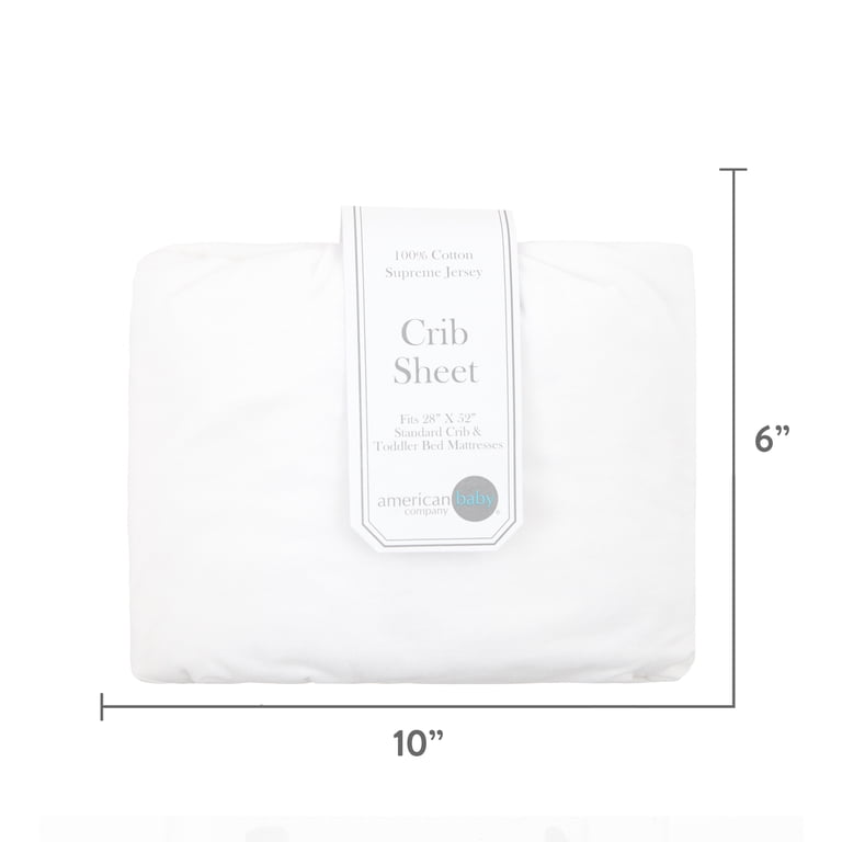 American Baby Company Supreme Fitted Crib Sheet, Premium Cotton photo 8