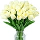 thumbnail image 1 of 15 tulipanes artificiales de seda de tacto real para decoración del hogar, Día de la Madre, primavera, boda, ramos, arreglos florales., 1 of 8