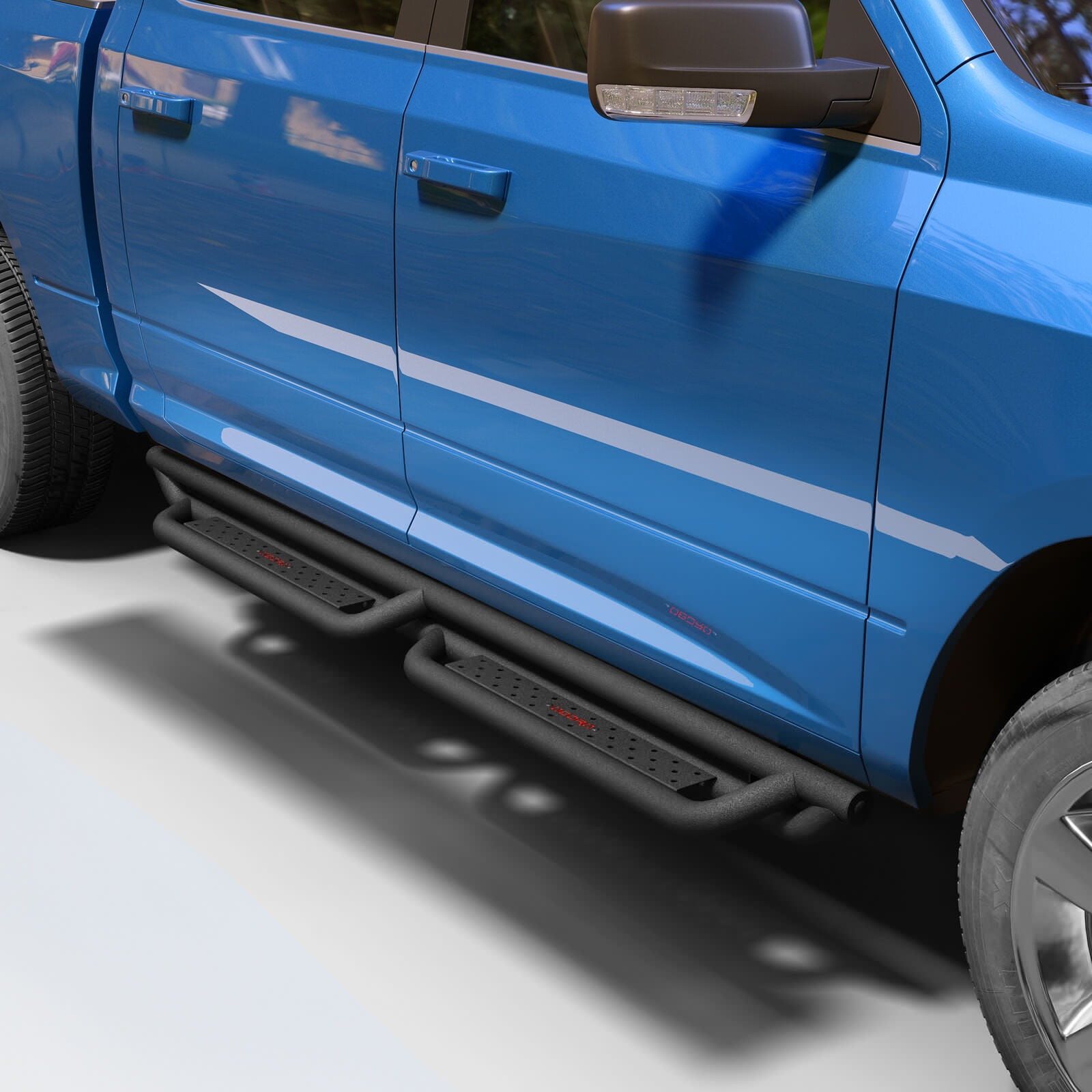 RVNI Running Boards for 09-18 Dodge Ram 1500 19-23 Ram 1500 Classic Crew Cab Side Bar Fits select: 2015 TOYOTA TACOMA ACCESS CAB/TRD PRO, 2013 TOYOTA TACOMA DOUBLE CAB