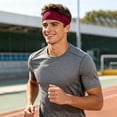 thumbnail image 2 of Breathable Sweat Wicking Headband for And Ice Silk Sports Hairband Lightweight Management Bandana Style Head Covering Hair Band Man, 2 of 4