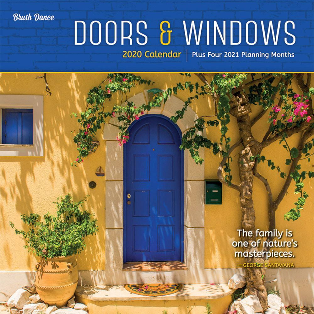 Doors and Windows Wall Calendar 2020