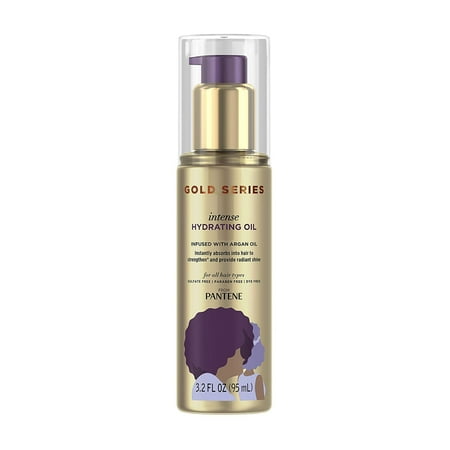 Pantene Gold Series Intense Hydrating Oil 3.2 Oz. Pack of 2