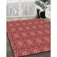thumbnail image 2 of Ahgly Company Indoor Square Patterned Bean Red Area Rugs, 4' Square, 2 of 6