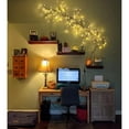 thumbnail image 4 of 1pc 96 LED Willow Vine Lights - 6Ft Flexible Brown Vine Fairy Lights with 8 Modes Twinkle Artificial Tree Branches - USB Powered for Indoor Room Home Decor, Wedding Party, Christmas Decorations, 4 of 10