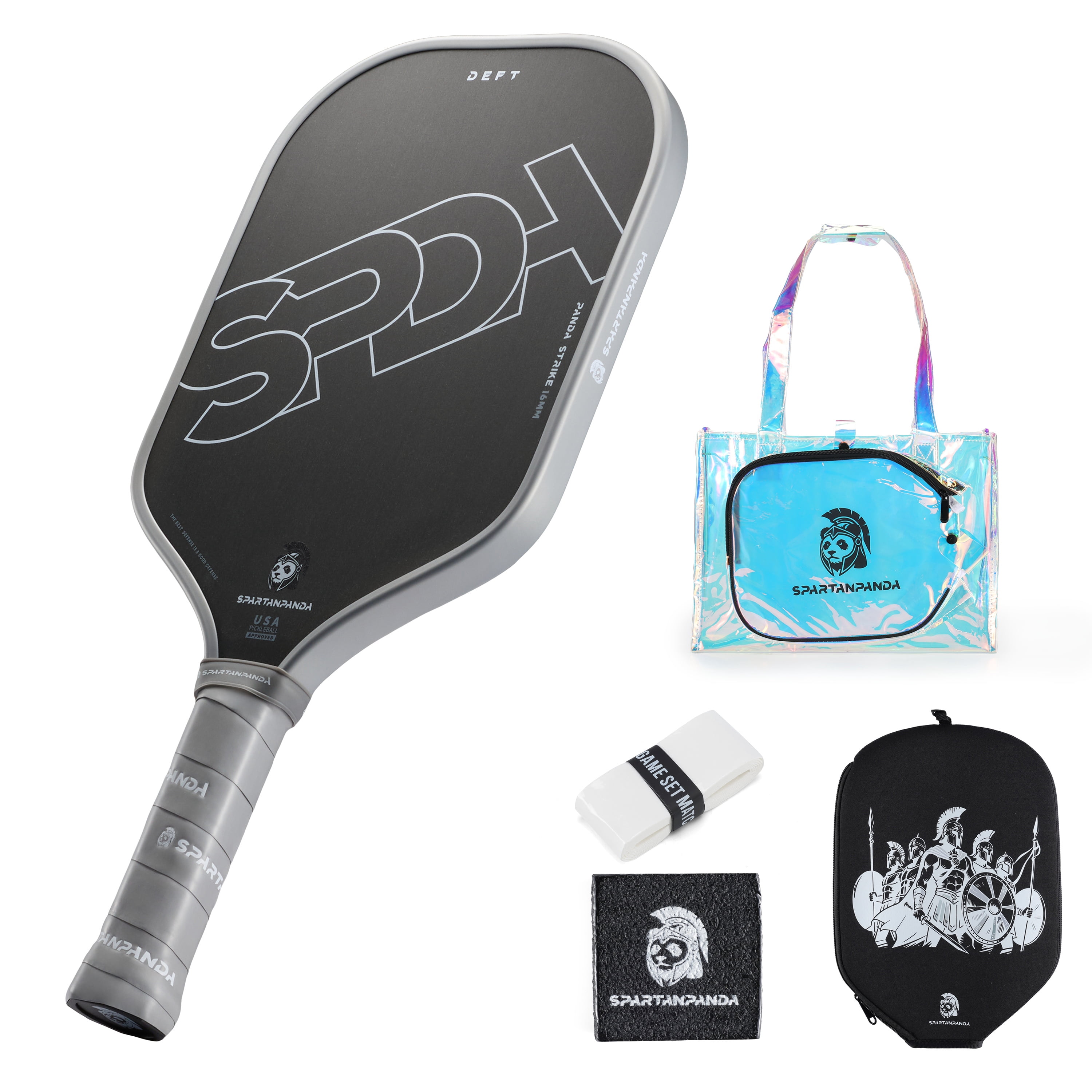 Professional Pickleball Paddle , T700 Carbon Fiber, 16mm Elongated Lightweight Edge Pickle-Ball Racket for Pro Control Players