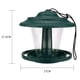 thumbnail image 3 of Comedero para pájaros colgante Decoración de jardín al aire libre - Dispensador de semillas de plástico transparente | Fácil de llenar y limpiar | Contiene semillas mixtas y girasol | Resistente a, 3 of 9
