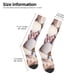 thumbnail image 2 of Fotbe Sea Shells Calcetas Divertidas Estampadas para Hombre y Mujer, Calcetas de Algodón hasta la Rodilla para Caminar, Correr, Enfermería y Embarazo, 2 of 6