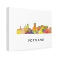 thumbnail image 2 of Marlene Watson 'Portland Oregon Skyline' Canvas Art, 2 of 3