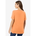 thumbnail image 2 of Woman Within Plus Size Perfect Short-Sleeve Crewneck Tee, 2 of 5