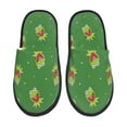 thumbnail image 3 of Ker-mit The Fro Slippers for Women Men Cotton Home Slippers Soft Fleece for Indoor Outdoor, 3 of 8