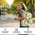 thumbnail image 4 of Yspwyqan Kids Backpack and Lunch Box Set Cute Blueberry Large Capacity Back to School Backpack for Boys Girls Ages 8-15 Elementary School Casual Travel Hiking Daypack, 4 of 7